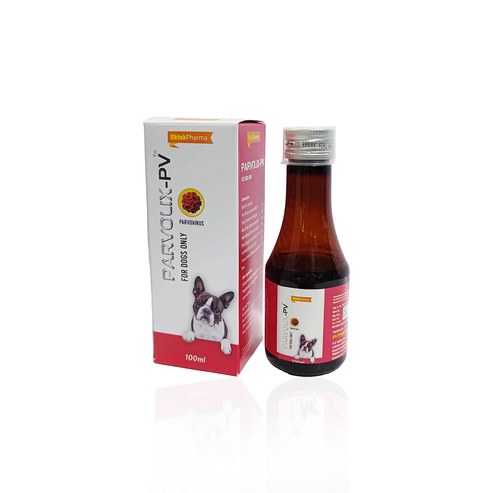Parvolix-PV Drops -100ml ( For Treatment of Parvo Virus Disease) for Dogs